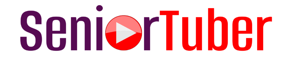 Senior Tuber Logo for women over 60 who want to become YouTube Creators