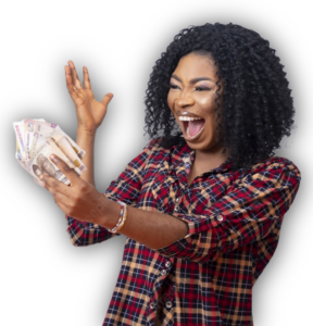 Mature Black woman holding money Senior Tuber