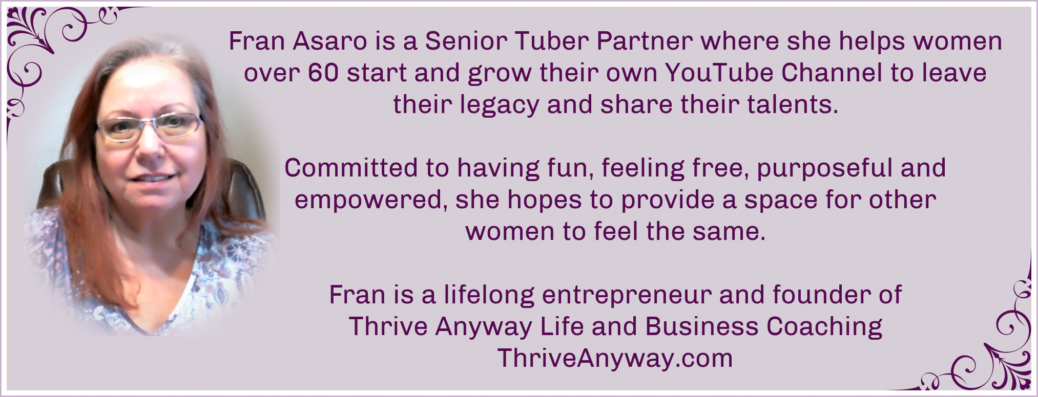 Fran Asaro Blog Bio