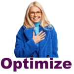 woman optimize