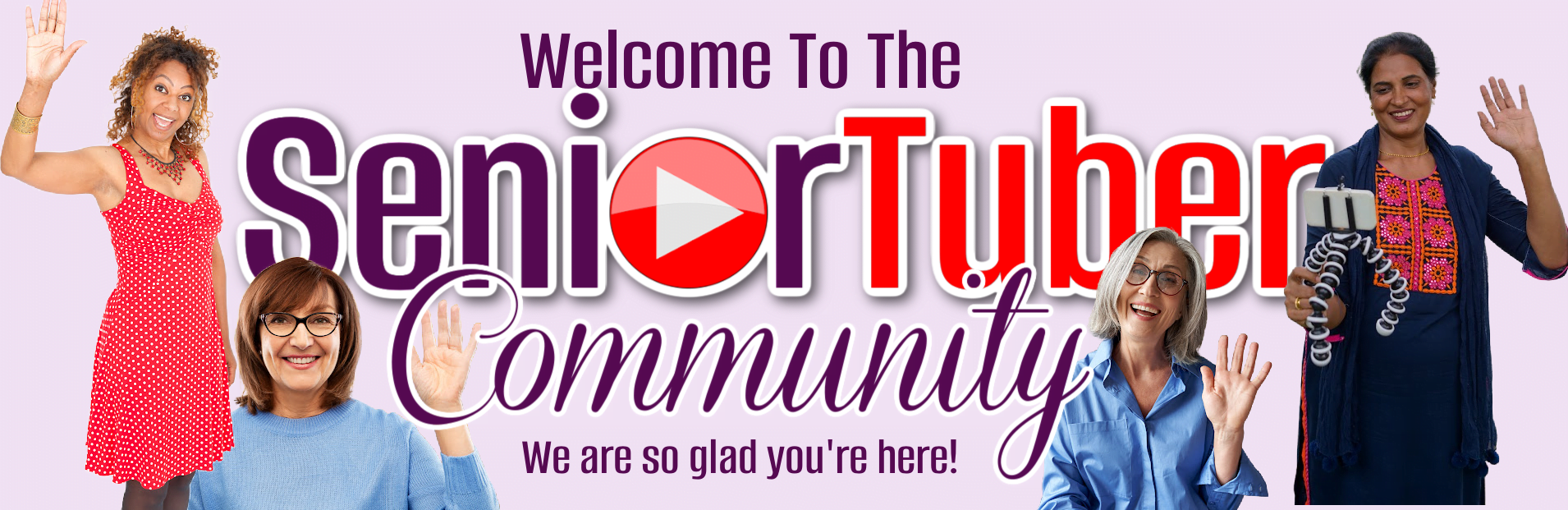 Join Our Senior Tuber Community for Mature Women who want to become YouTube Creators