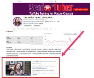 Trailer and Featured Video example for YouTube Channel