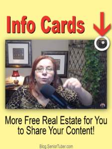 about info cards on YouTube